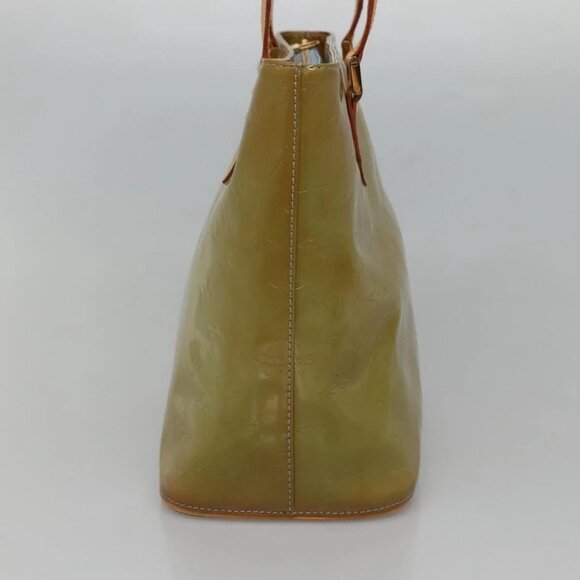 LOUIS VUITTON Monogram Vernis Houston Hand Bag Baby Blue M91005 LV Auth 130139 - Picture 6 of 16